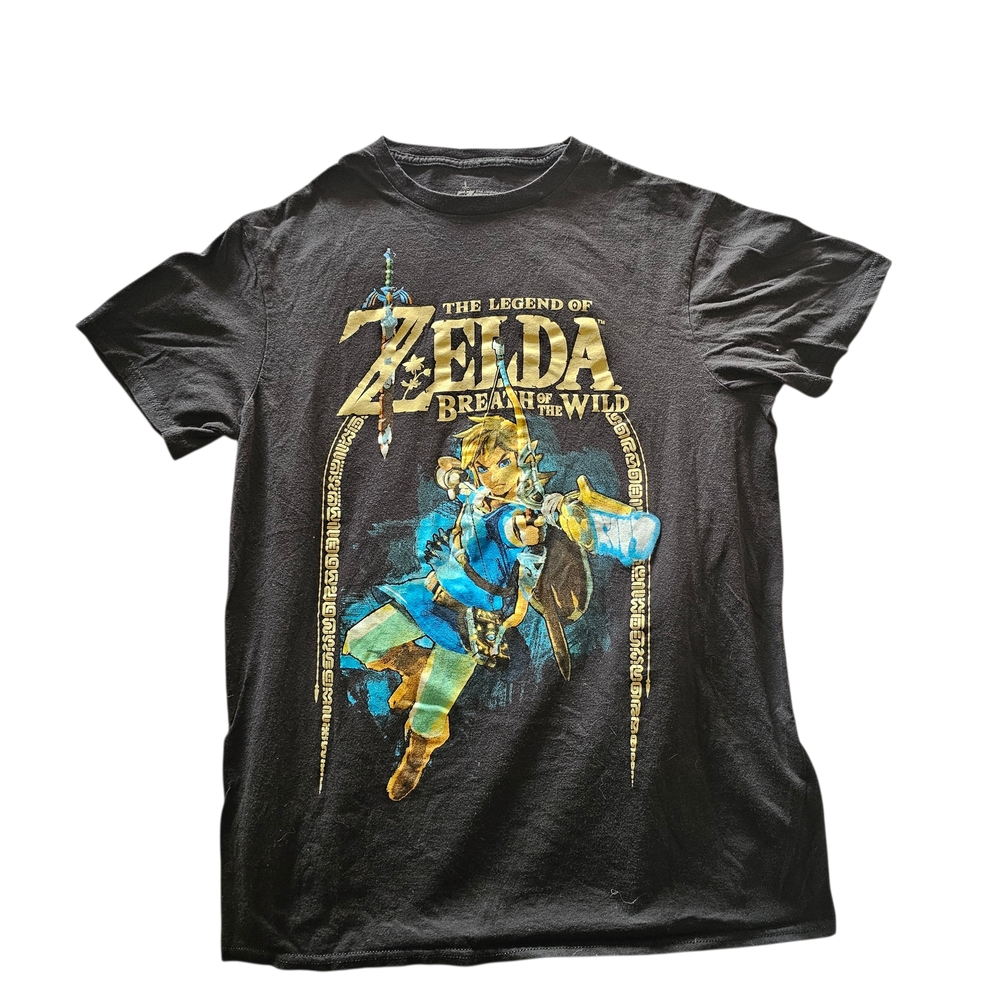 Legend of Zelda Breath of the Wild Link Graphic Tee Shirt Medium